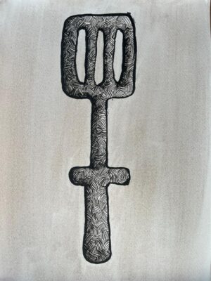 Alternative view of spatula